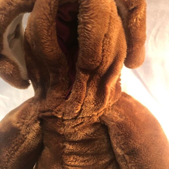 Ganz Bros. Vintage 1981 Wrinkles soft plush brown dog hand puppet. Model 4262918 - Picture 5 of 8